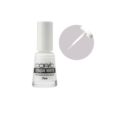 Tinta Opaque White C/ Pincel 6ml Copic